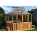 Alton Octagonal Cedar Greenhouse front view