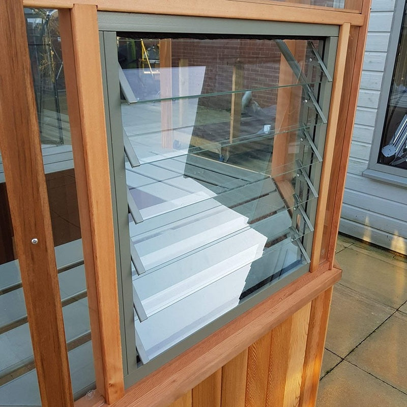 Alton Octagonal Cedar Greenhouse louver window