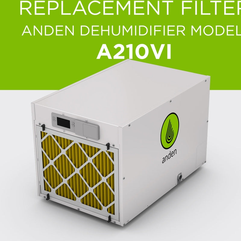 Anden 5781 Replacement filter for Anden Dehumidifier Model A210V1 dehumidifier view