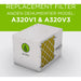 Anden 5813 Replacement filter for Anden Dehumidifier Model A320V1, A320V3 dehumidifier view 
