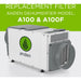 Anden 5895 Replacement Filter for A100 and A100F Dehumidifiers dehumidifier view