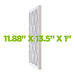 Anden 5895 Replacement Filter for A100 and A100F Dehumidifiers size