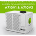 Anden A710V1 & A710V3 MERV 11 Replacement Filter dehumidifier view 