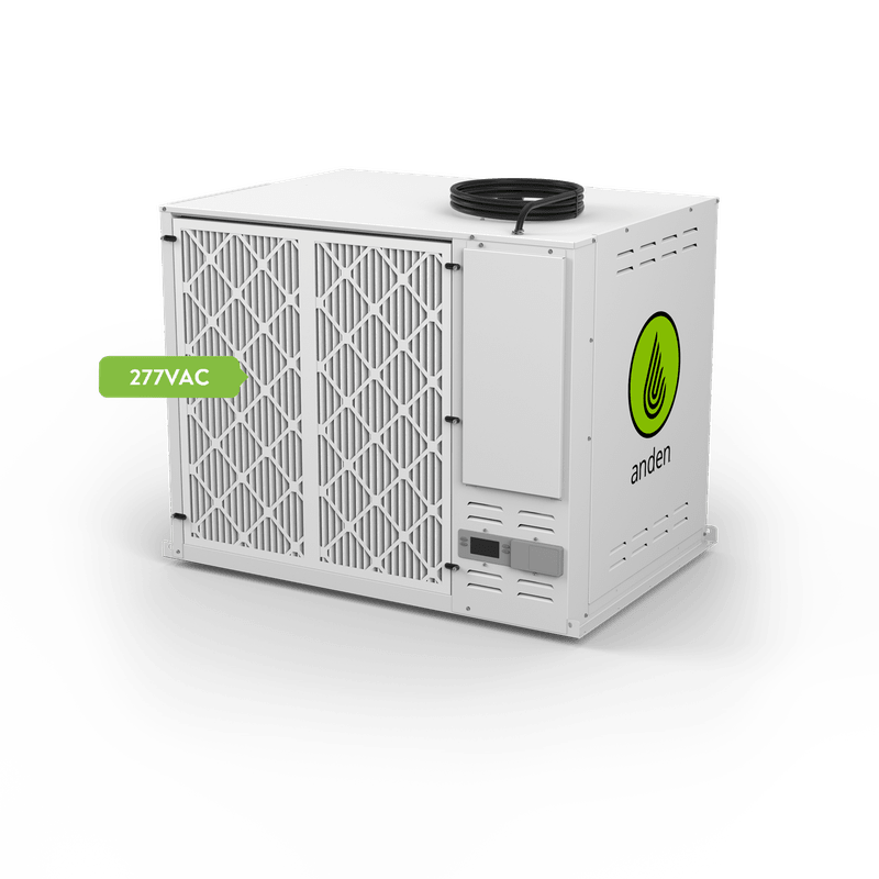 Anden A710V3 Dehumidifier – 710 Pints/Day Output, VLGR Technology 277 Vac 