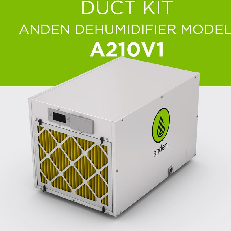 Anden Duct Kit, A210V1 dehumidifier view 