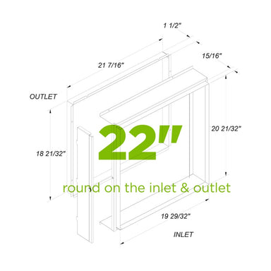 Anden Duct Kit for Anden Dehumidifier Model A320V1 & A320V3 size 