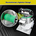 Hygrohub 3000XL Bud Trimmer  machine with green agitator and close-up inset, labeled 'Revolutionary Agitator Design'.