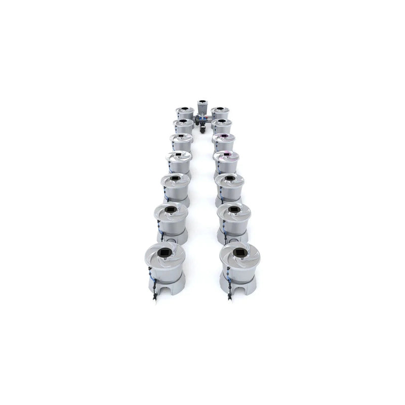 ALIEN Hydroponics V-SYSTEM 14 Pot 2 Row Hydroponic Kit