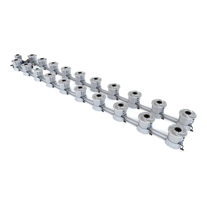 ALIEN Hydroponics V-SYSTEM 20 Pot 2 Row Hydroponic Kit