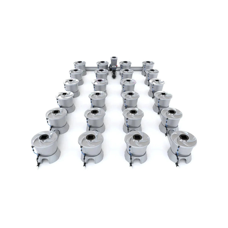 ALIEN Hydroponics V-SYSTEM 24 Pot 4 Row Hydroponic Kit