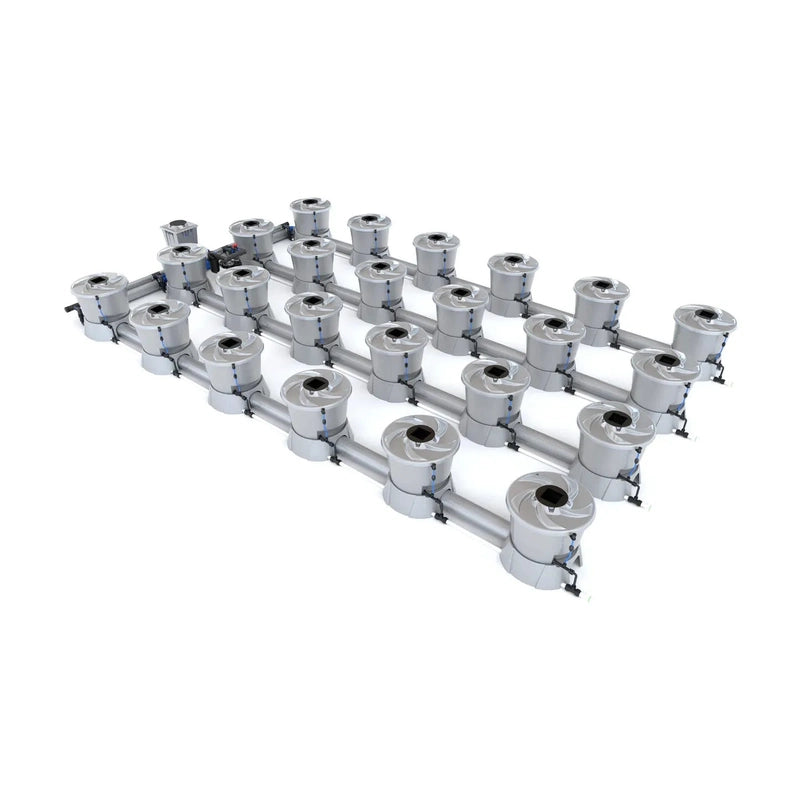 ALIEN Hydroponics V-SYSTEM 24 Pot 4 Row Hydroponic Kit
