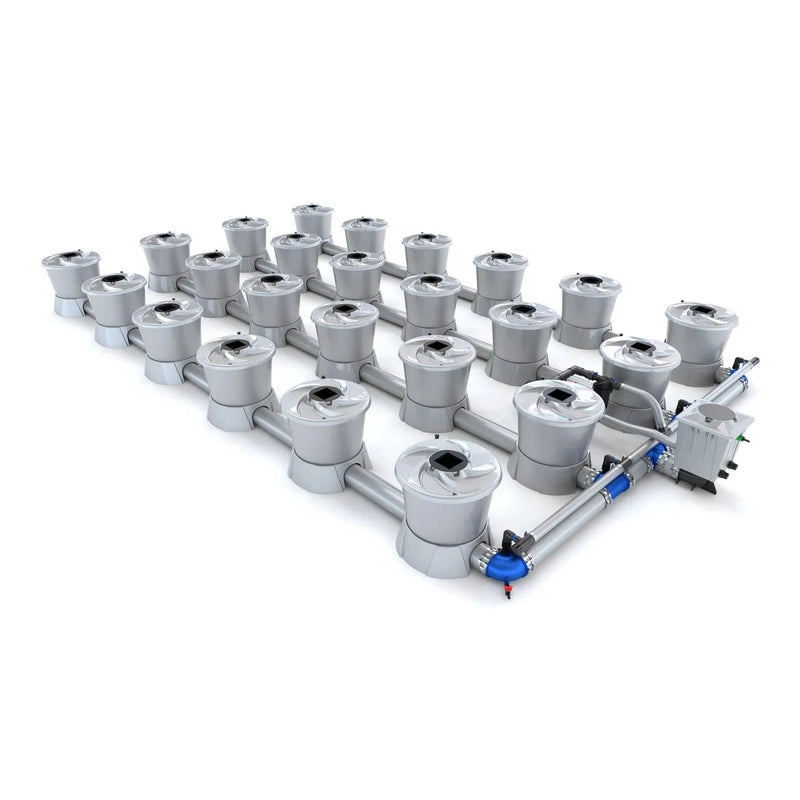 ALIEN Hydroponics V-SYSTEM 24 Pot 4 Row Hydroponic Kit