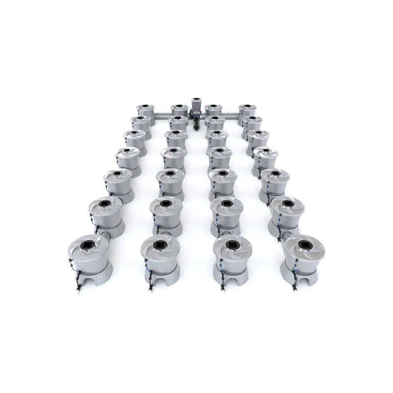 ALIEN Hydroponics V-SYSTEM 28 Pot 4 Row Hydroponic Kit