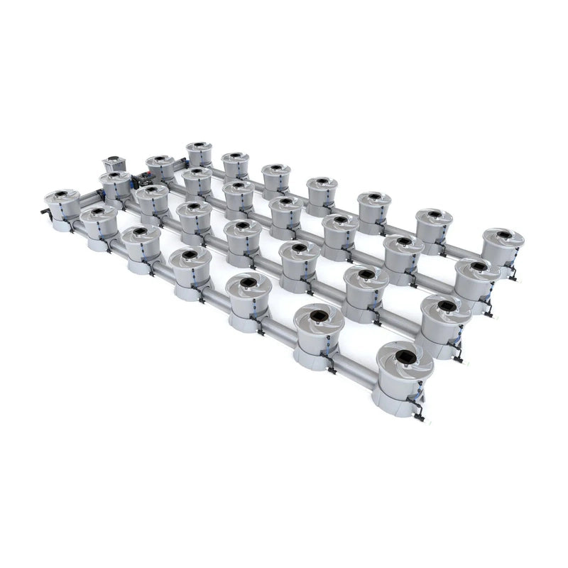ALIEN Hydroponics V-SYSTEM 28 Pot 4 Row Hydroponic Kit