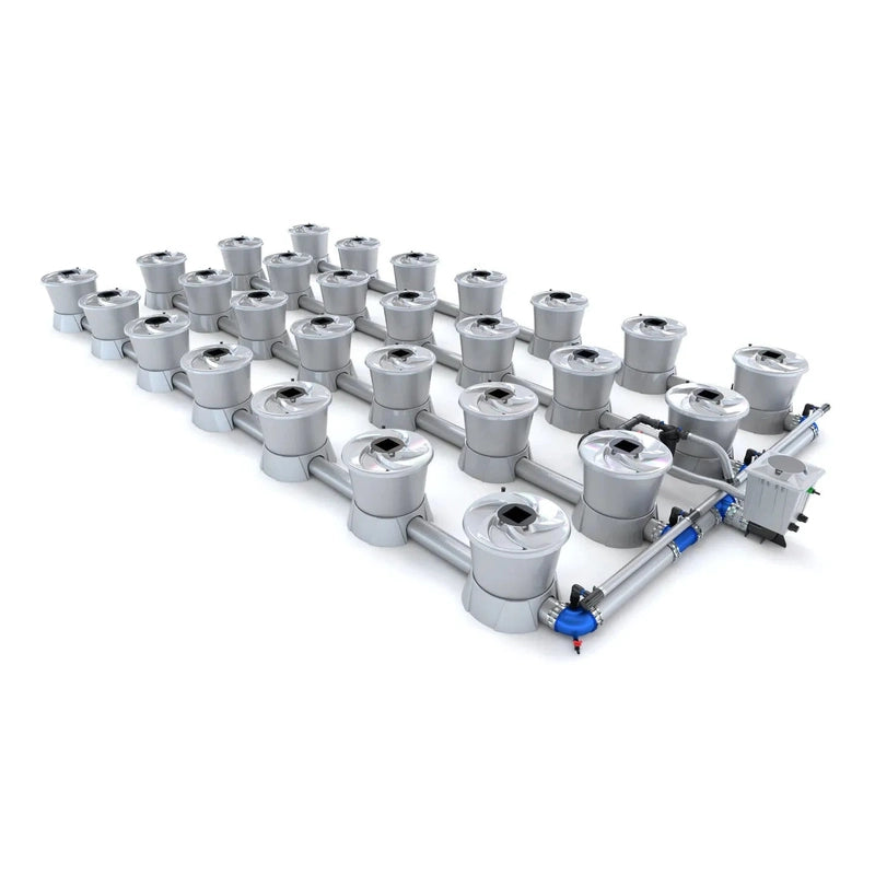 ALIEN Hydroponics V-SYSTEM 28 Pot 4 Row Hydroponic Kit