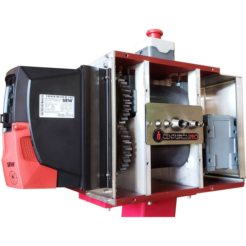 CenturionPro HP1 Bucker – High-Performance Dual-Roller Destemmer, Stand Included