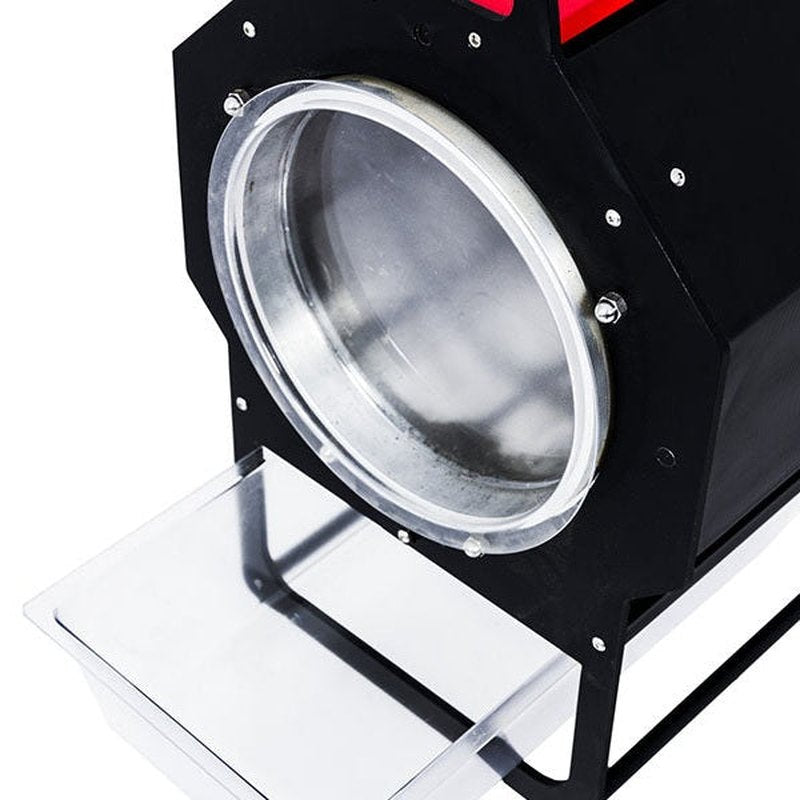 CenturionPro DBT Model 1 Dry Batch Trimmer close up of material collector tray