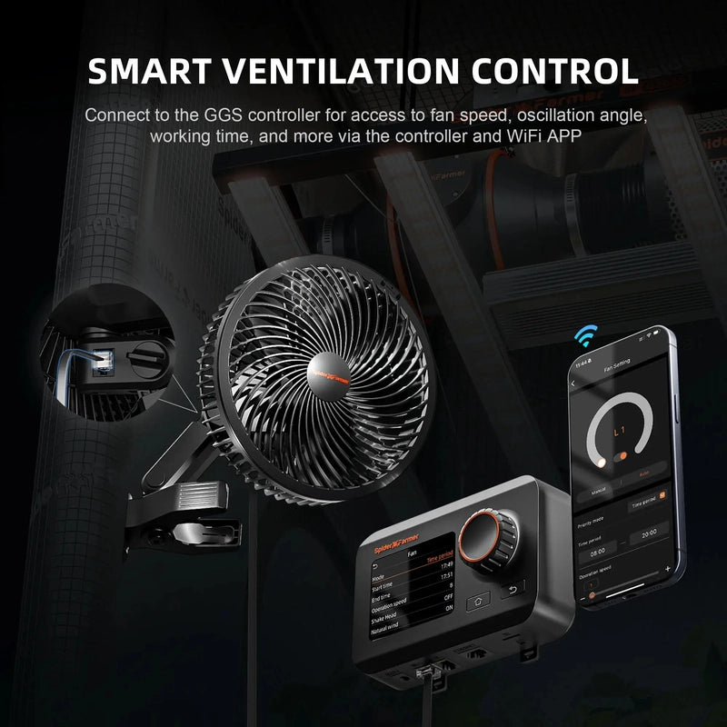 Spider Farmer 4x4x6 Grow Tent Kit – SE1000W EVO LED, Smart GGS Climate Control, Complete Indoor System