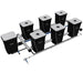 Current Culture H2O Recirculating Deep Water Culture 6 site 2 row front view 