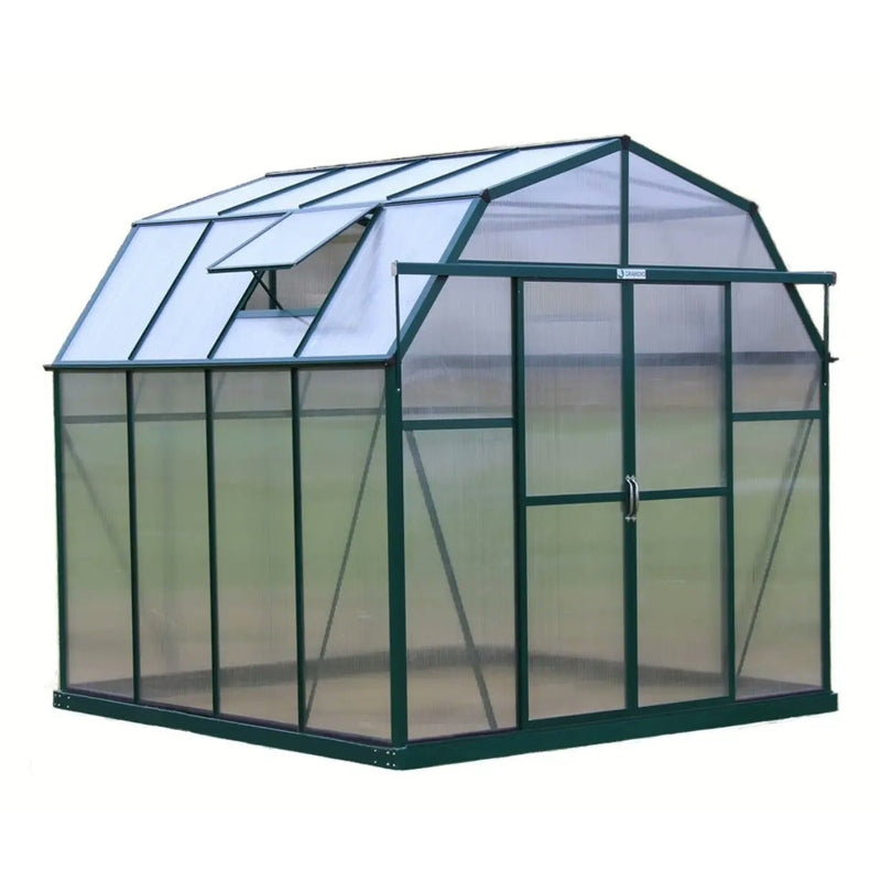 Grandio Elite Greenhouse 8x8 45 degree view on white background