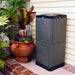 Exaco Aerobin 200 Insulated Composter grey 55 gal lifestyle image