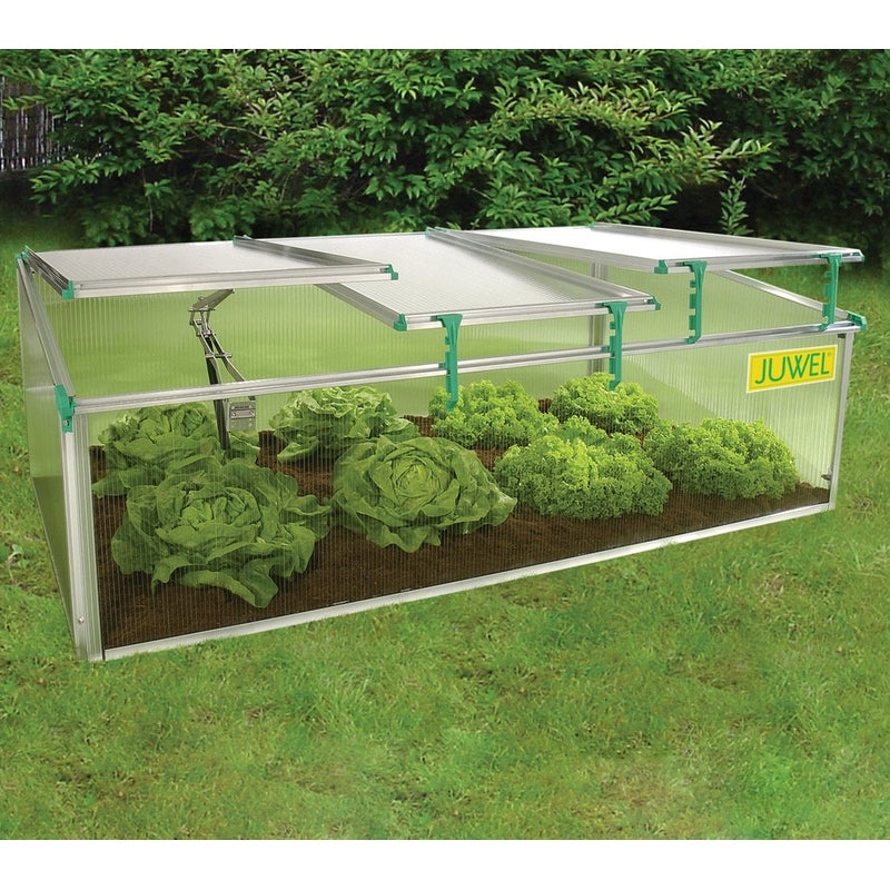 Exaco BioStar 1500 Premium Cold-Frame 8mm twin wall front view  open #2