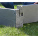 Exaco Kombi Dual Function Raised Bed & Cold Frame 4mm twin wall close up of lock in design