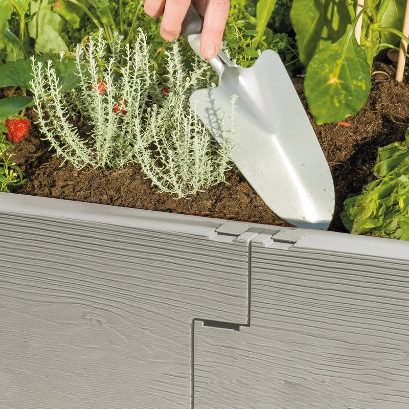 Exaco Kombi Dual Function Raised Bed & Cold Frame 4mm twin wall close up of outer wall