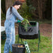 Exaco Mr.Spin Compost Tumbler 43 gal dual chamber in use #2