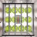 Spider Farmer Smart Hydroponic Grow Tent Kit G8600 800W LED 5’x5’x6.5′ Grow tent with plants inside, labeled for size and plant support.