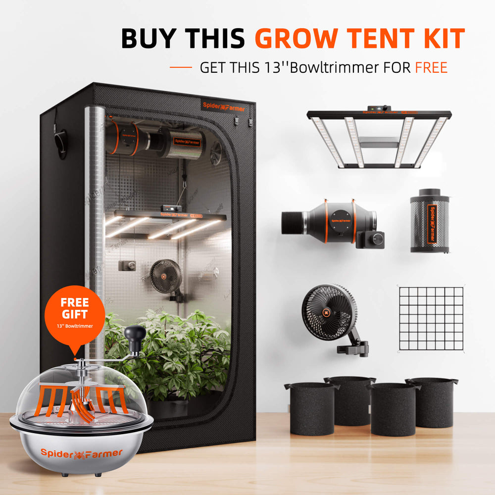 Spider Farmer G3000 Complete Grow Tent Kit W/ Ventilation System / Speed Controller 3x3 full kit 