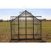 Grandio Ascent Greenhouse front facing view door side in field 