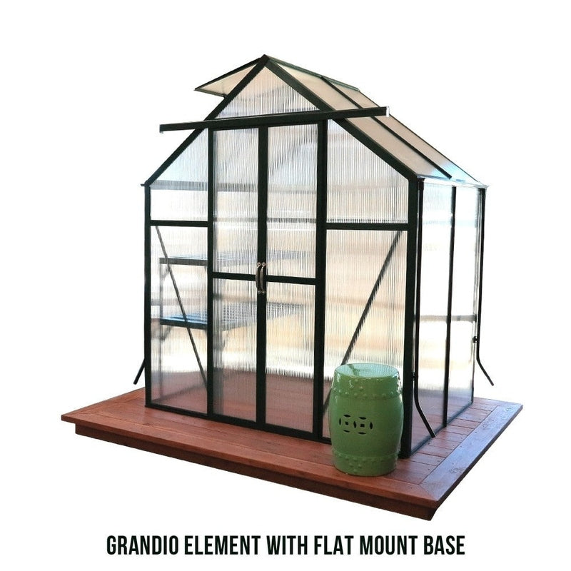 Grandio Element Greenhouse 6x4 front view