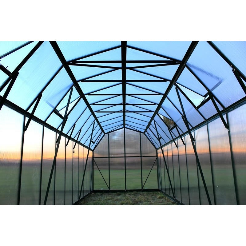 Grandio Elite Greenhouse 8×24 indoor view