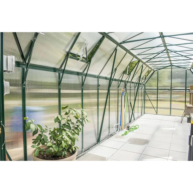 Grandio Elite Greenhouse 8×24 lifestyle image indoor