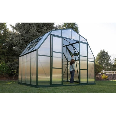 Grandio Summit Greenhouse 12×28 front view door open