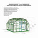 Grandio Summit Greenhouse 12x16 specifications