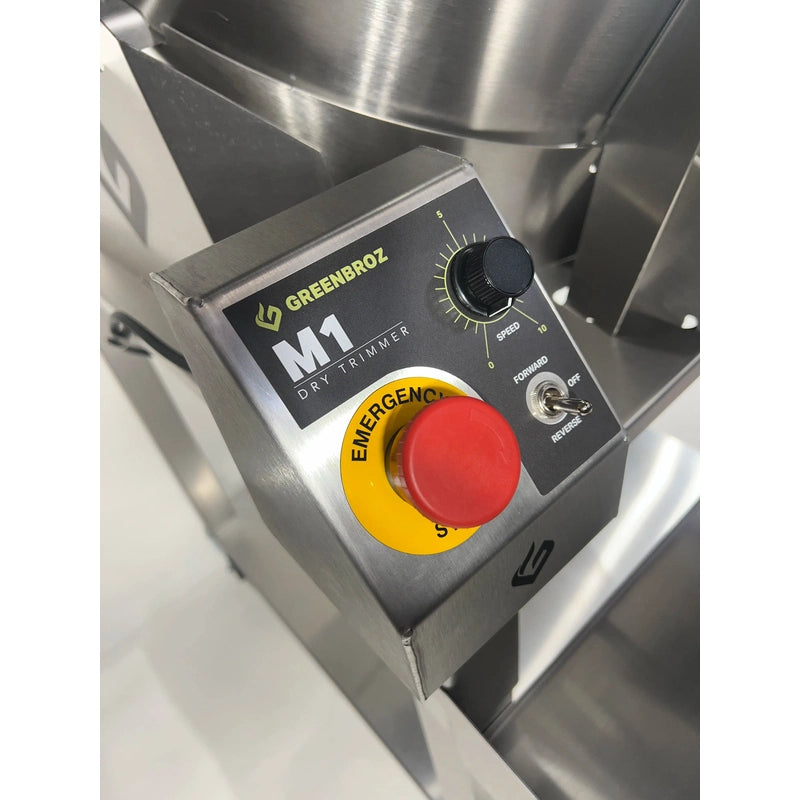 GreenBroz M1 Dry Trimmer – Commercial GMP-Compliant Trimming Machine