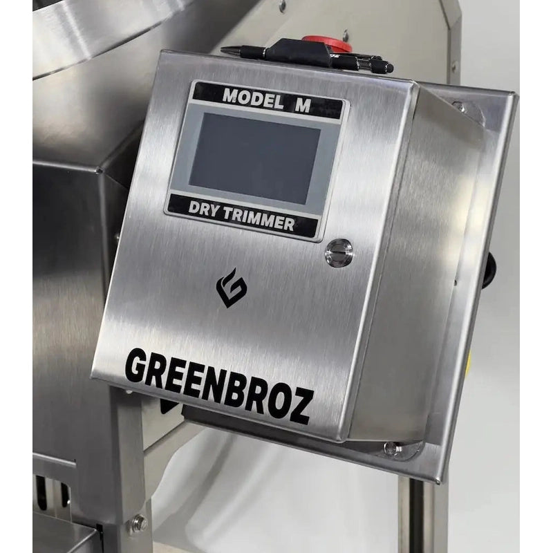 GreenBroz Model M Dry Trimmer HMI Control close up view