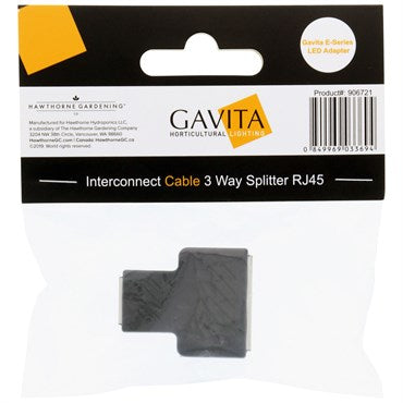 Gavita E-Series LED Interconnect Cable Adapter – 3-Way Splitter (RJ45)
