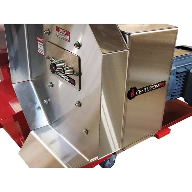CenturionPro HP1 Bucker – High-Performance Dual-Roller Destemmer, Stand Included