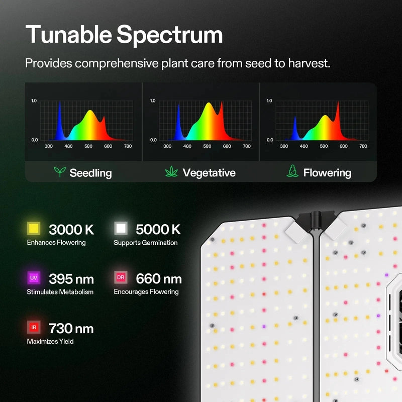 Vivosun Smart Grow Tent Kit GIY-SGS-84 Pro – Dual AeroLight Wing LEDs, 4x8 Grow Setup
