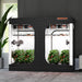 Spider Farmer® 8’x4’x6.5′ Grow Tent Black indoor gardening system with plants inside, Spider Farmer brand visible