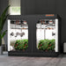 Spider Farmer® 8’x8’x6.5′ Grow Tent  Modern indoor gardening system with plants on a gray floor.