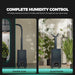 Mars Hydro 15L Large Humidifier for Plants with Ultrasonic Cool Mist, Temperature Humidity Sensor & Remote Control flexible hose and quad nozzle 