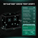 Mars Hydro 240cm x 120cm x 200cm Indoor Grow Tent 8x4 dimensions