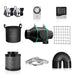 Mars Hydro 4-Inch Inline Duct Fan Complete Kit w/ Speed Controller front view
