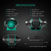 Mars Hydro 4-Inch Inline Duct Fan Complete Kit w/ Speed Controller specifications