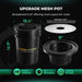 Mars Hydro 5-Gallon DWC Hydroponic System Kit with 2 Buckets (8-inch each) mesh pot