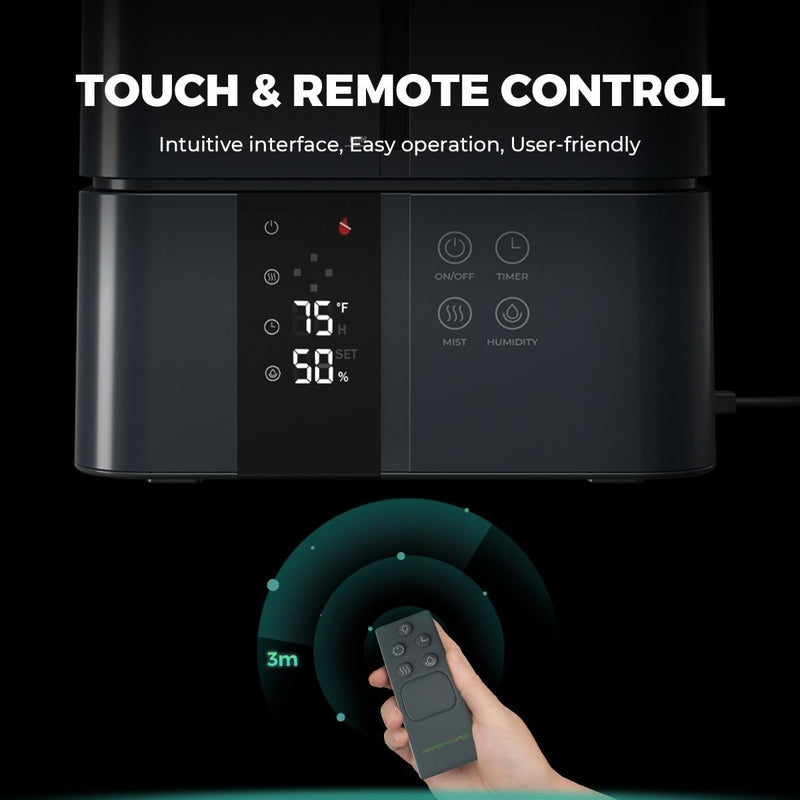 Mars Hydro 5L Ultrasonic Cool Mist Plant Humidifier remote control